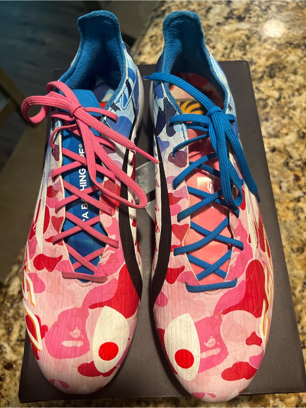 adidas x BAPE F50 Elite FG Men’s Soccer Cleats 8.5 EUC With Box & Bag - Picture 6 of 16